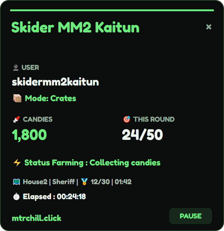 Compact game UI rendered from source with sample account stats